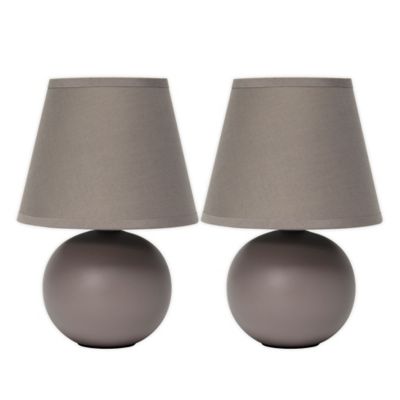 Simple Designs Mini Globe Table Lamps, Mini Touch Table Lamps