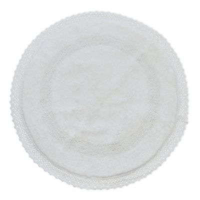 round white bath rug