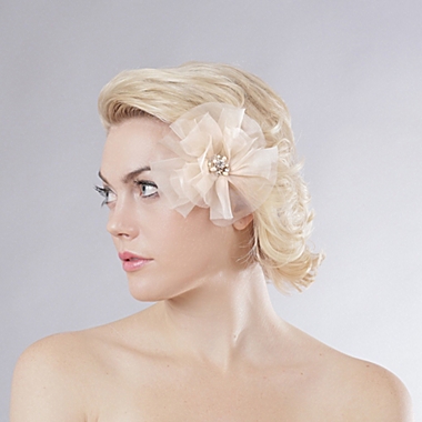 Bloom Bazaar Evelyn Silk Hair Clip. View a larger version of this product image.