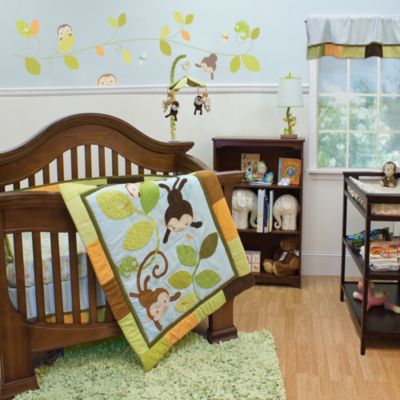 swinging crib bedding sets