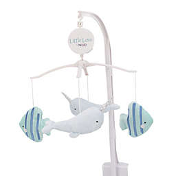 Little Love by NoJo® Underwater Adventure Narwhal Musical Mobile in Light Blue