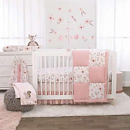 NoJo® Countryside Floral 4-Piece Printed Crib Bedding Set in Pink