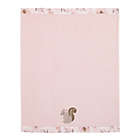 Alternate image 1 for NoJo&reg; Countryside Floral Squirrel Stroller Blanket in Pink