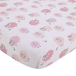 Little Love by NoJo® Farm Chic Fitted Crib Sheet in Pink