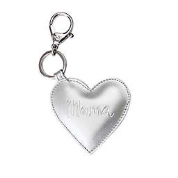 Itzy Ritzy® "Mama" Heart Diaper Bag Key Charm in Silver