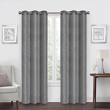 SALT&trade; Shimmer Grommet Blackout Window Curtain Panels (Set of 2). View a larger version of this product image.