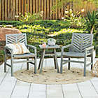 Alternate image 0 for Forest Gate Olive 3-Piece Acacia Outdoor Chat Set in Grey Wash