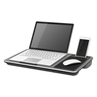 LapGear® Home Office Lap Desk in Silver Carbon