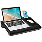 Alternate image 1 for LapGear&reg; Home Office Pro Lap Desk in Black Carbon