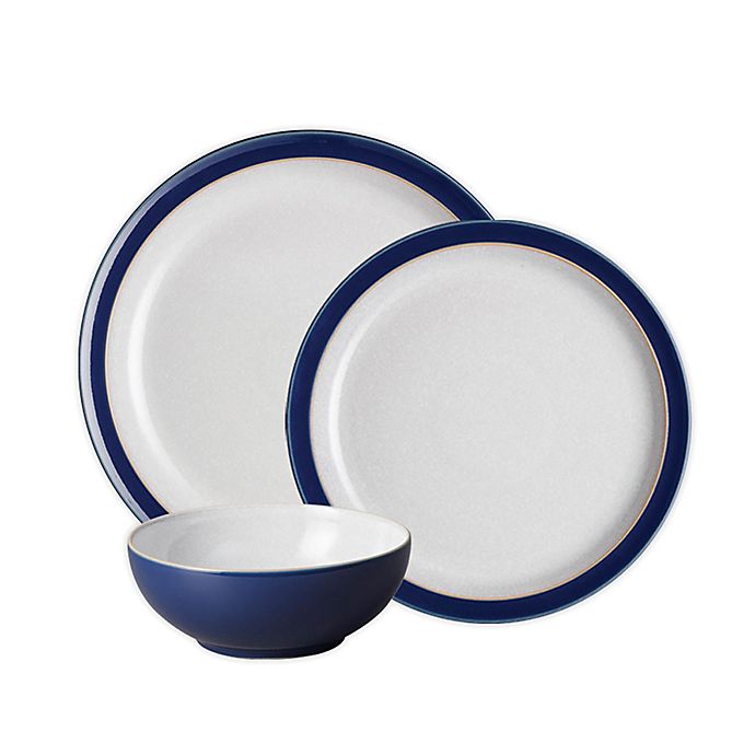 Alternate image 1 for Denby Elements Dinnerware Collection in Dark Blue