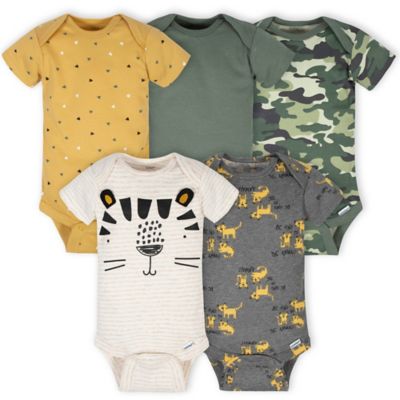 gerber side snap onesies