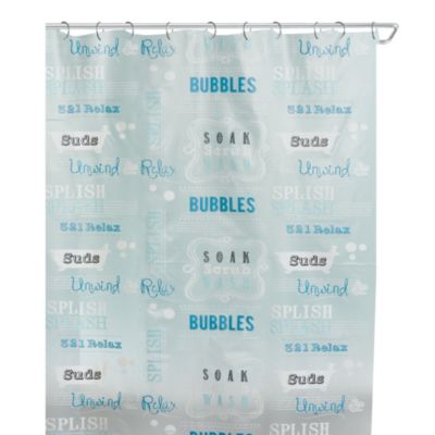 bubble shower curtain