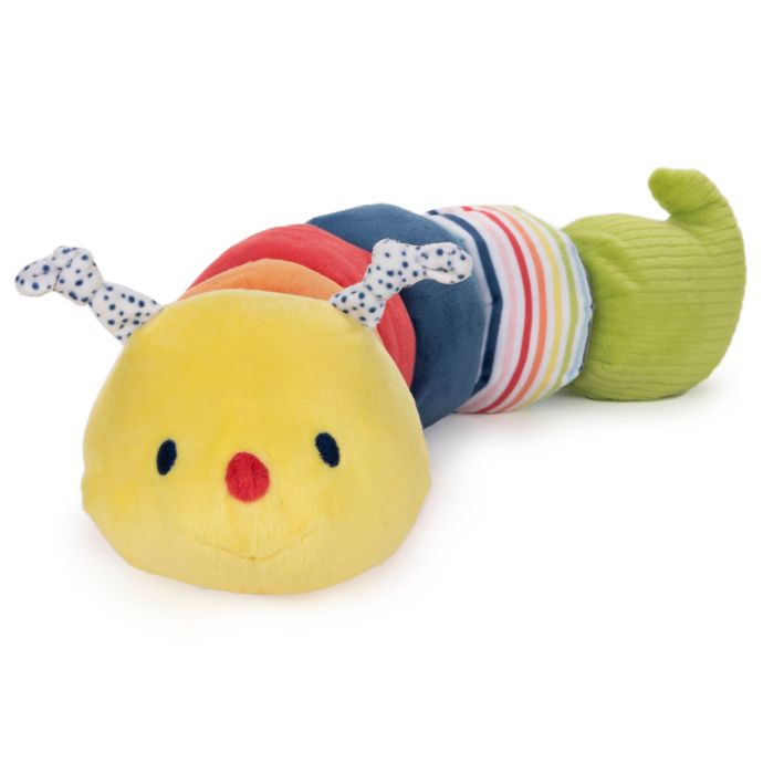 caterpillar plush dog toy