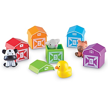 Learning Resources&reg; Peakaboo Learning Farm Toy Playset. View a larger version of this product image.