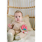 Alternate image 1 for Loulou Lollipop&reg; Strawberry Teething Ring with Clip in Pink