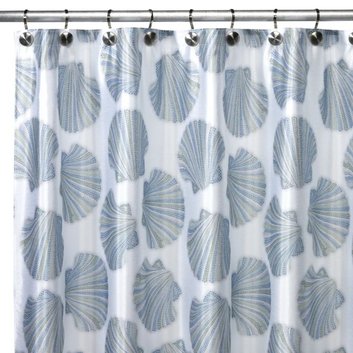 Croscill Mosaic Shells Shower Curtain Bed Bath Beyond