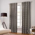 Alternate image 0 for Designer's Select Claudia 95-Inch Back Tab Window Curtain Panel in Pewter