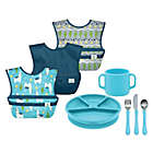 Alternate image 0 for green sprouts&reg; 8-Piece Toddler Mealtime Set in Aqua Llamas