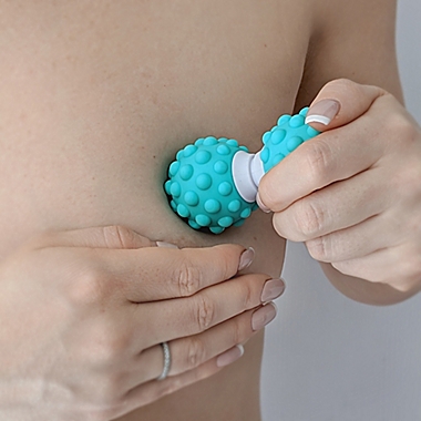 LaVie&trade; Lactation Massage Roller in Teal. View a larger version of this product image.