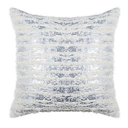 Safavieh Lorelei Square Throw Pillow in White/Silver