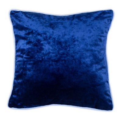 deep blue throw pillows