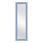 Alternate image 3 for SALT&trade; Over the Door Mirror 16-Inch x 52-Inch in Blue