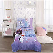 Disney Frozen 2 4-Piece Toddler Comforter Bedding Set in Lavender