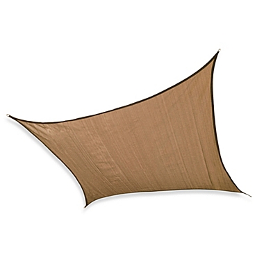 ShelterLogic&reg; Square 12-Foot Sun Shade Sail in Sand. View a larger version of this product image.