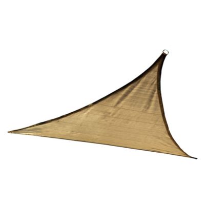 ShelterLogic&reg; Triangle 12-Foot Sun Shade Sail in Sand