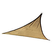 ShelterLogic&reg; Triangle 16-Foot and 12-Foot Sun Shade Sails in Sand