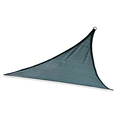ShelterLogic&reg; Triangle 12-Foot Sun Shade Sail in Sea Blue. View a larger version of this product image.