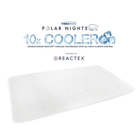 Therapedic Polar Nights King 78" X 80" Cooling Mattress Pad Ship for sale online 