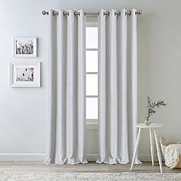 Bee & Willow™ Oakdale 84-Inch Grommet 100% Blackout Curtain Panel in Grey (Single)