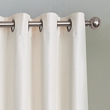 Bee & Willow&trade; Oakdale 63-Inch Grommet 100% Blackout Curtain Panel in Ivory (Single). View a larger version of this product image.