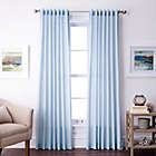 Alternate image 0 for Coastal Life Denim Stripe 108-Inch Rod Pocket/Back Tab Light Filtering Curtain Panel (Single)