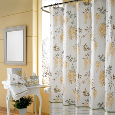 J Queen New York Citron Shower Curtain Bed Bath And Beyond Canada