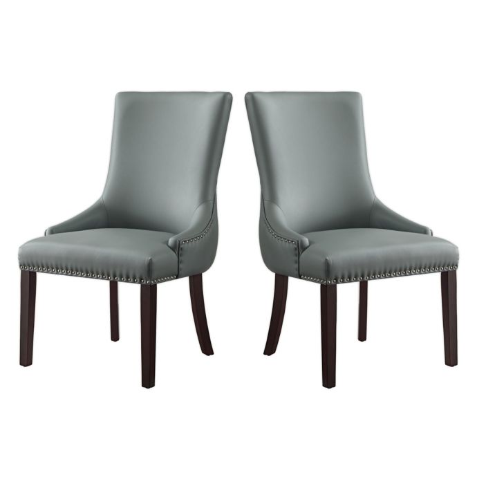 Inspired Home Calvin Faux Leather Upholstered Dining ...