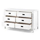 Alternate image 5 for Forest Gate&trade; Solid Wood 6-Drawer Dresser in White