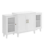 Forest Gate 62-Inch TV Stand Console Buffet in White