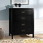 Alternate image 1 for Forest Gate 4-Drawer Solid Wood Chest in Black