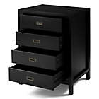 Alternate image 9 for Forest Gate 4-Drawer Solid Wood Chest in Black