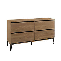 Forest Gate 4-Drawer Console Buffet in English Oak