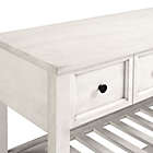 Alternate image 6 for Forest Gate Solid Wood Entryway Console Table Sideboard Buffet in White