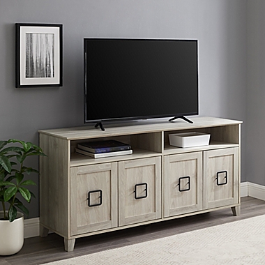 Forest Gate 58-Inch Tall Modern TV Stand in Birch. View a larger version of this product image.