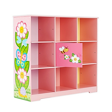 Fantasy Fields by Teamson Kids Magic Garden Cube Bookshelf in Pink. View a larger version of this product image.