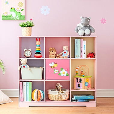 Fantasy Fields by Teamson Kids Magic Garden Cube Bookshelf in Pink. View a larger version of this product image.