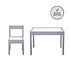 Alternate image 7 for Baby Relax&reg; Percy 3-Piece Kids Table and Chair Set in Grey/White