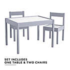 Alternate image 9 for Baby Relax&reg; Percy 3-Piece Kids Table and Chair Set in Grey/White