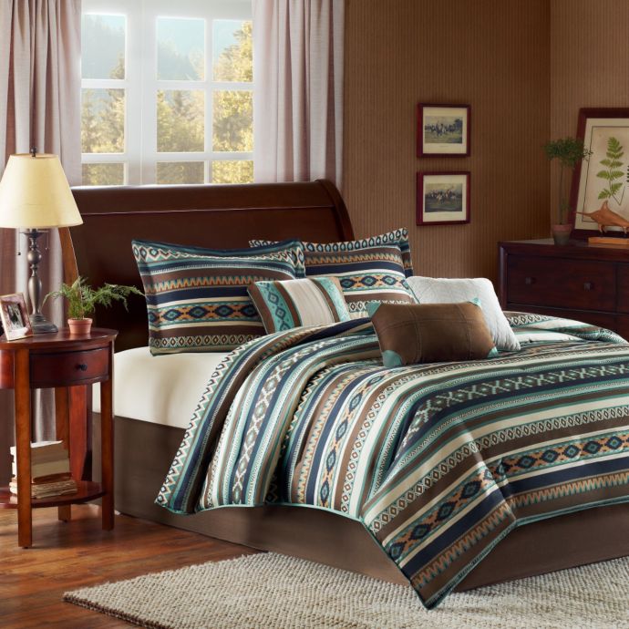 Madison Park Malone 7Piece Comforter Set Bed Bath and Beyond Canada