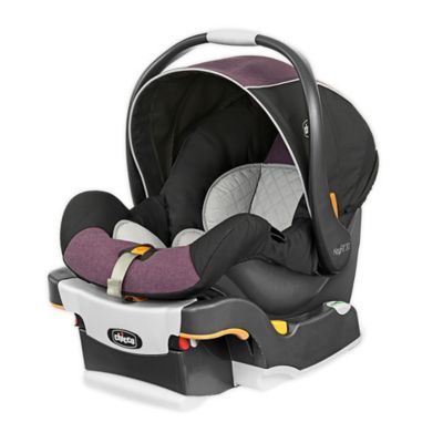 purple infant car seat and stroller